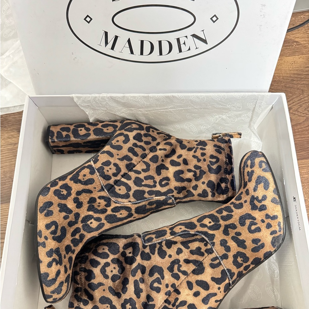 Women's Ankle Bootie, Leopard